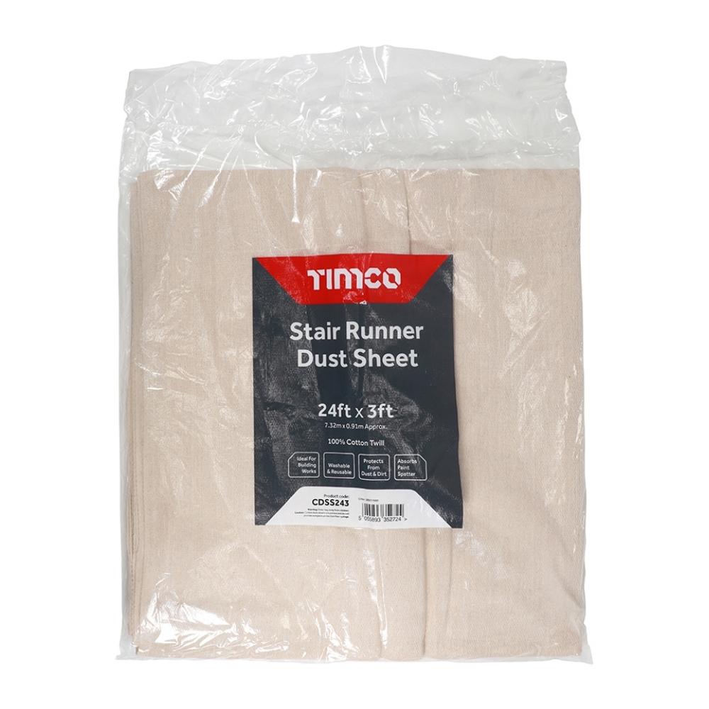 24' x 3' Stairway Dust Sheet