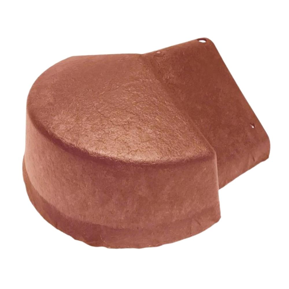 Envirotile Slate Ridge To Apex Cap Terracotta