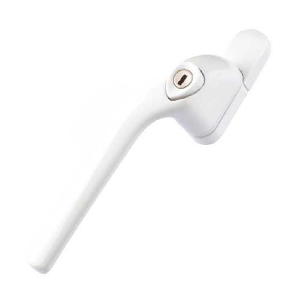 Mila Hero Left Hand Espag Window Handle 40mm White