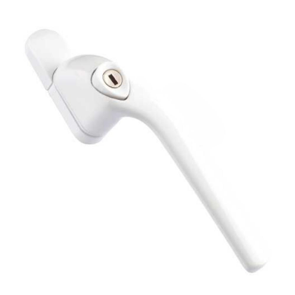 Mila Hero Right Hand Espag Window Handle 40mm White