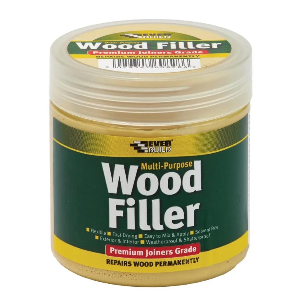 Everbuild Multi Purpose Wood Filler Medium Stainable 250ml