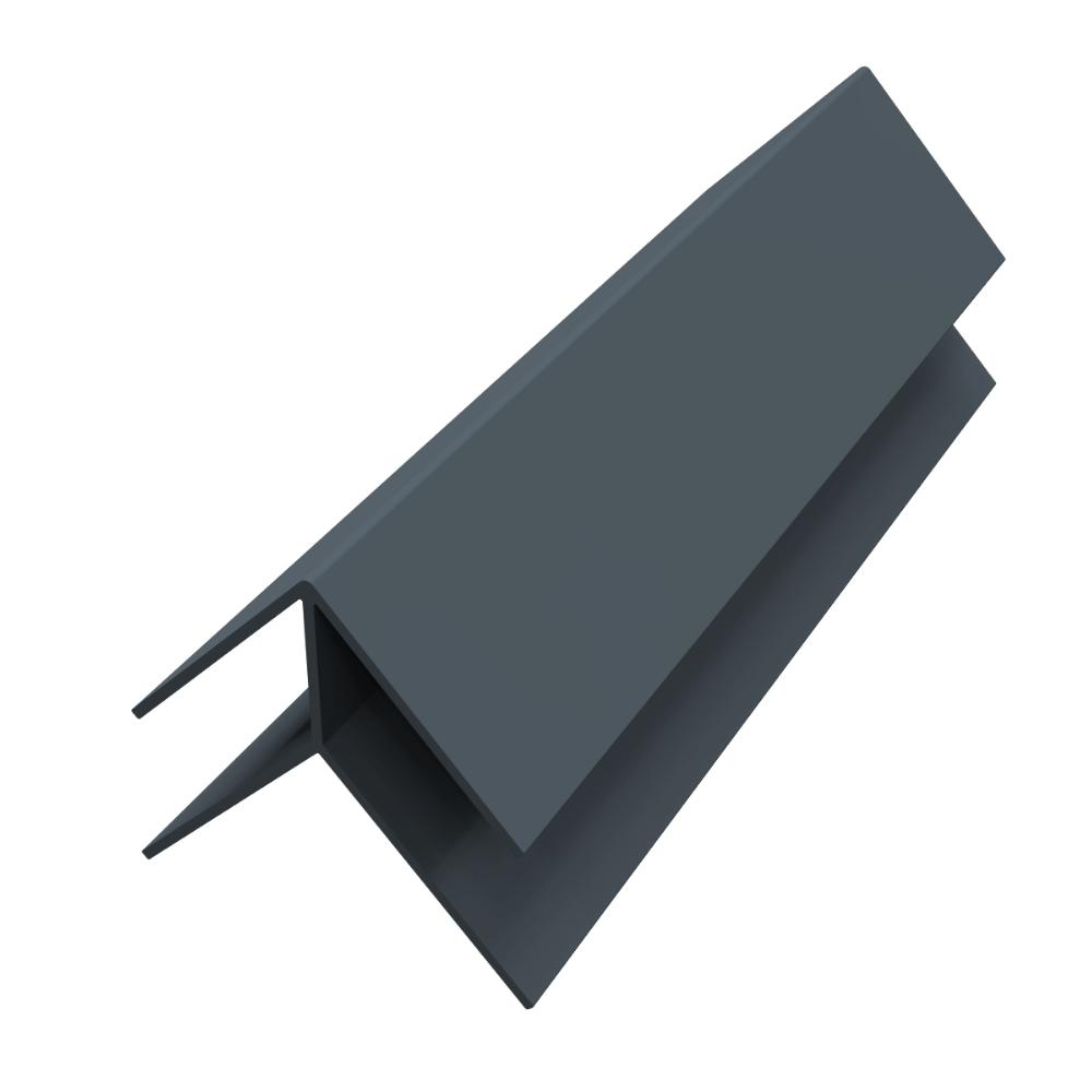 External Corner Trim x 5m Colourmax Dark Grey