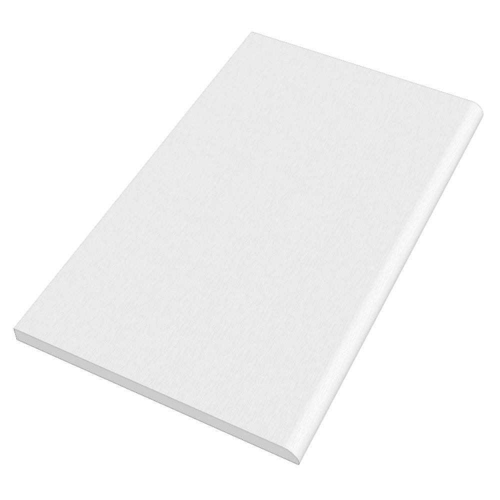 90mm Architrave x 5m White Grain