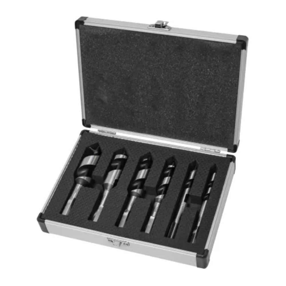 Faithfull Comb Auger Bit Set 6PC 10-25mm Stubby