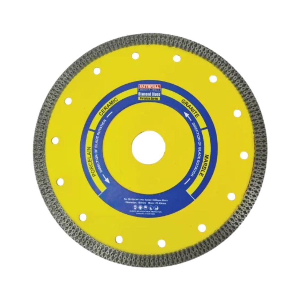 Faithfull Porcelain Diamond Blade 180mm