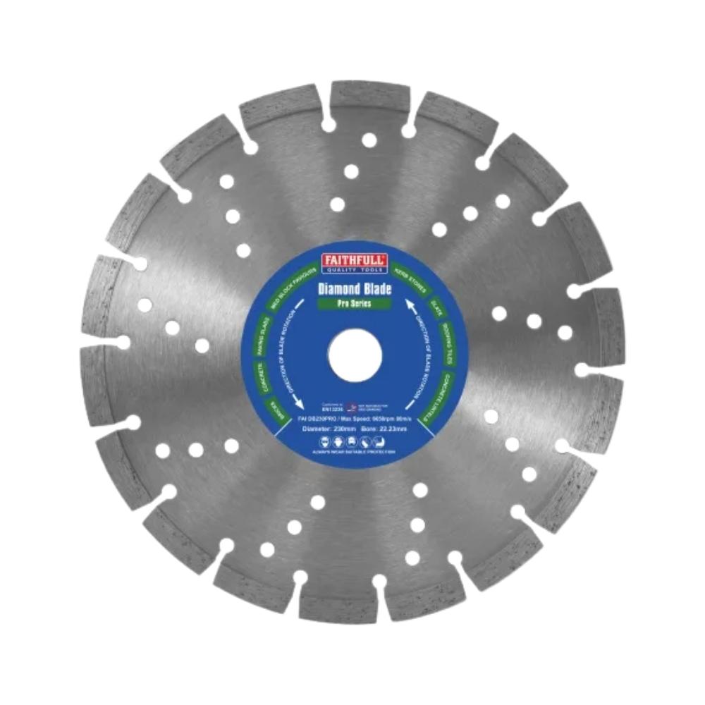 Faithfull Professional Diamond Blade 230mm x 22mm