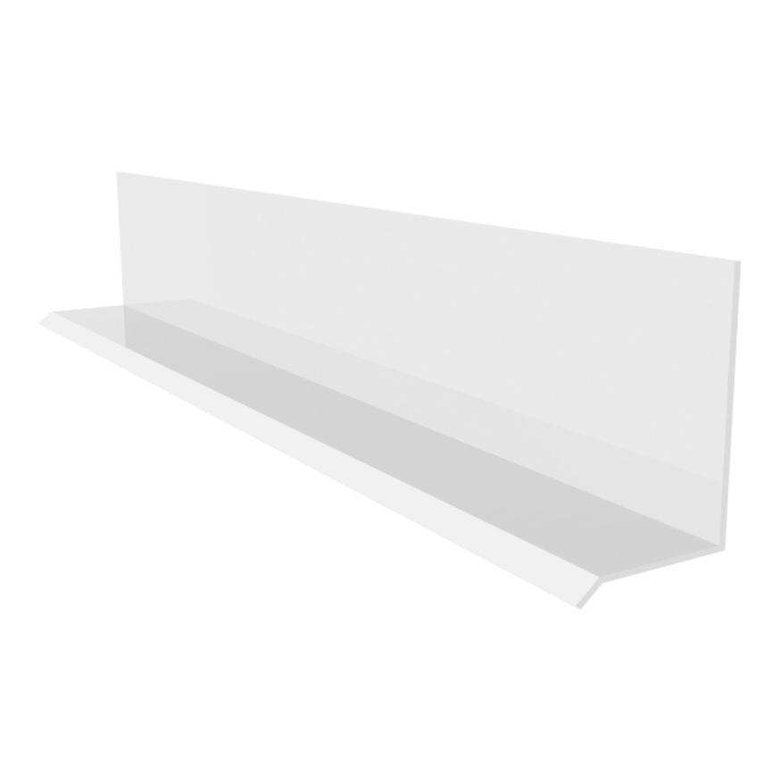Cladding Drip Trim x 3m White