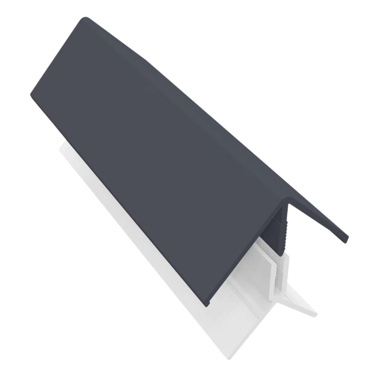 Fortex 2 Part External Corner Trim x 3m Slate Grey