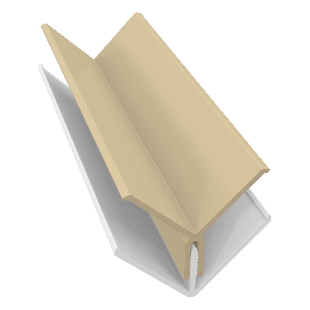 Fortex 2 Part Internal Corner Trim x 3m Cappuccino