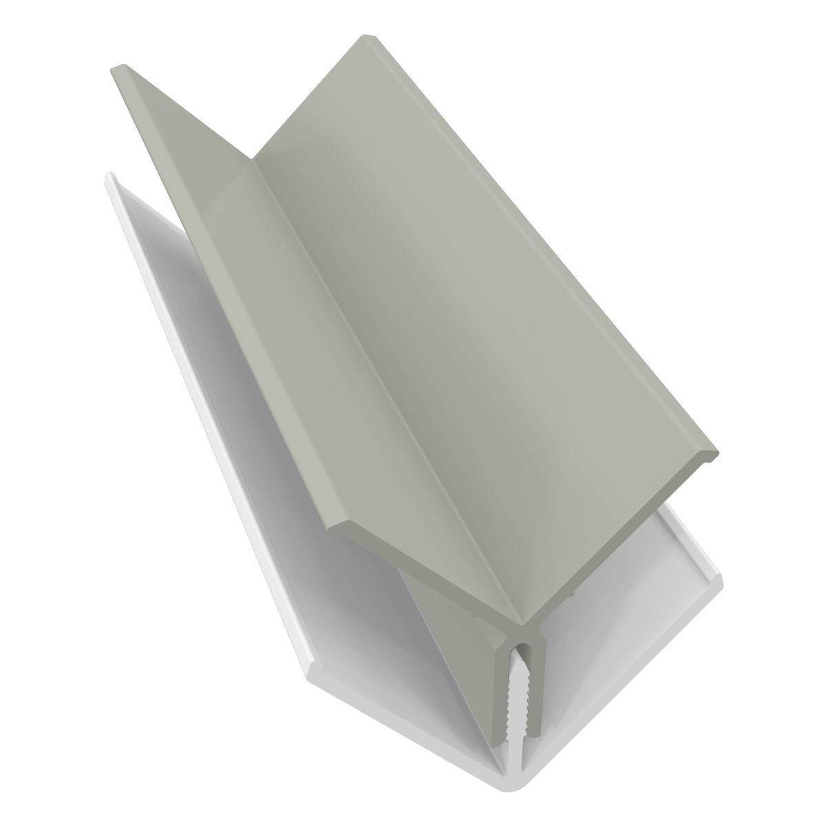 Fortex 2 Part Internal Corner Trim x 3m Misty Grey