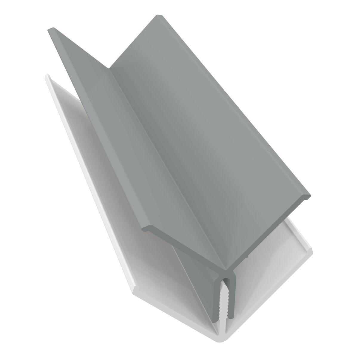 Fortex 2 Part Internal Corner Trim x 3m Storm Grey