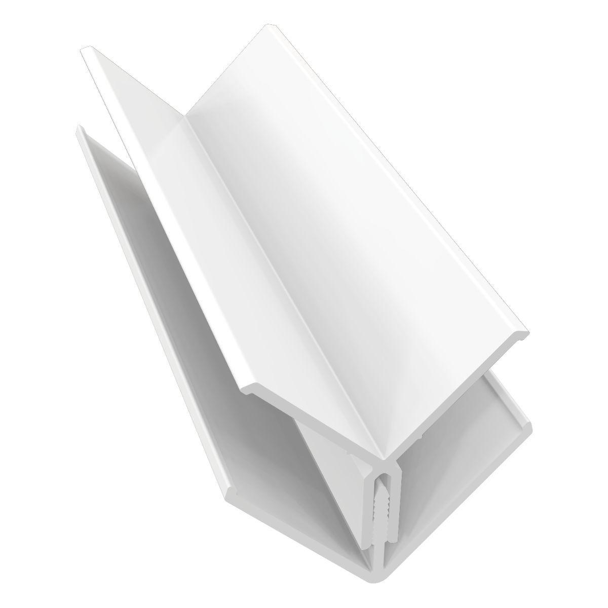 Fortex 2 Part Internal Corner Trim x 3m White