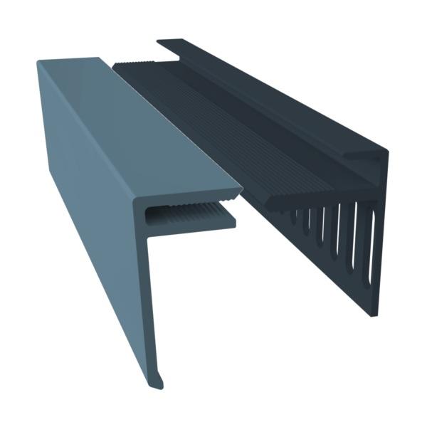 Fortex 25mm 2 Part Multi Vent Starter & Cover Trim x 3m Colonial Blue