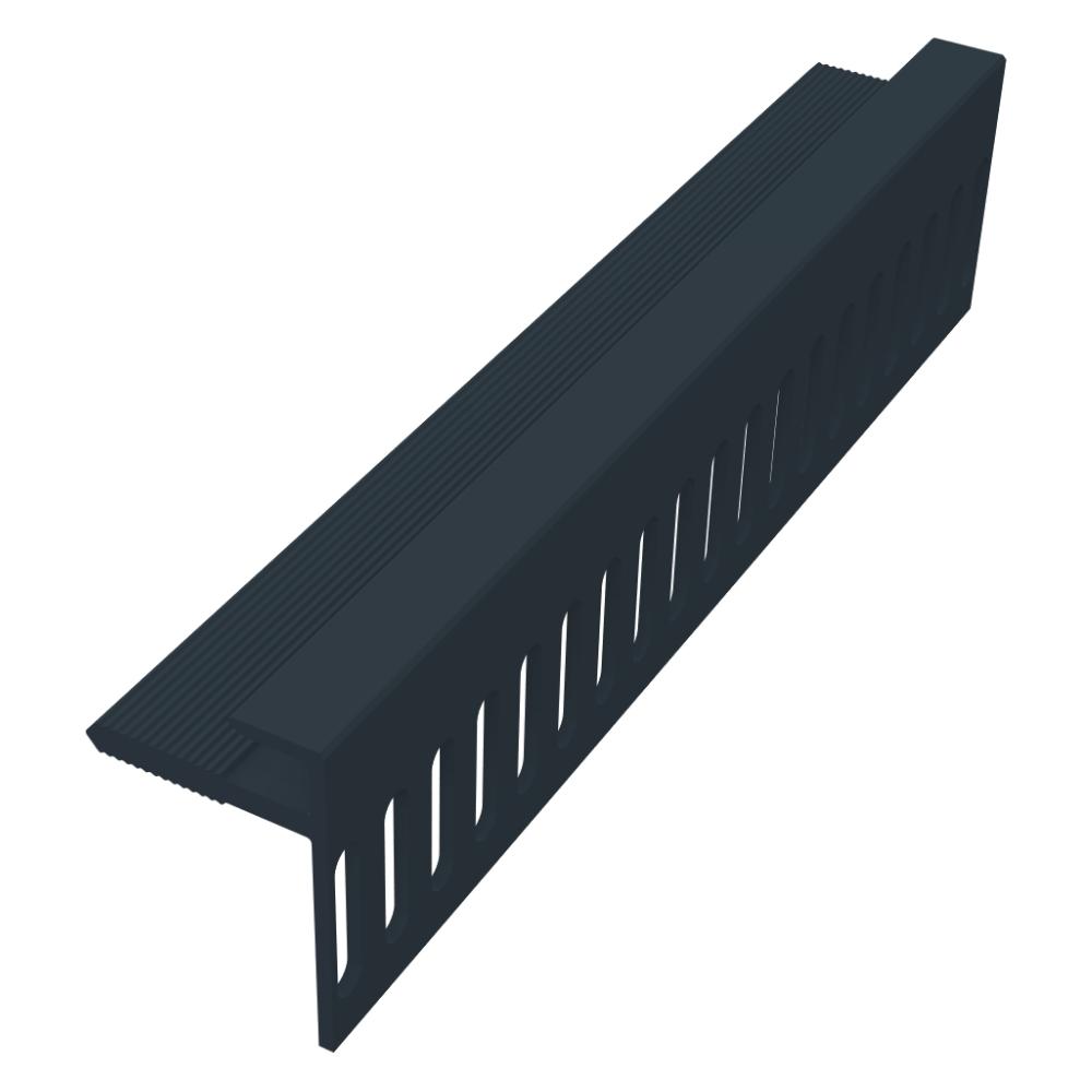 25mm Multi Vent Starter Trim x 3m Grey