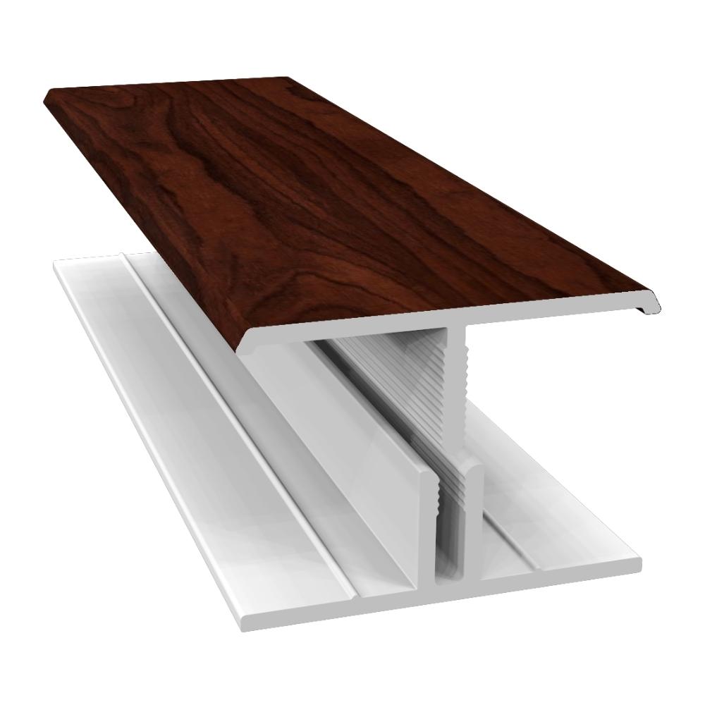 2 Part H Trim x 3m Rosewood