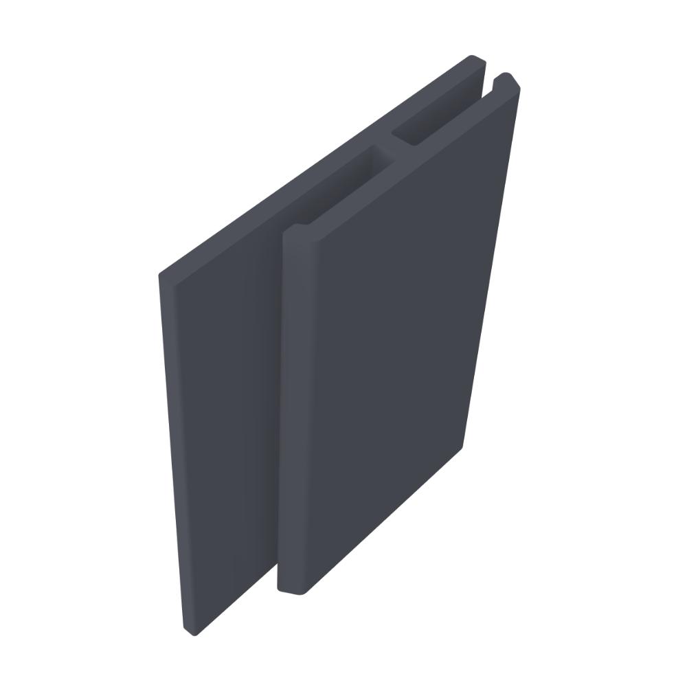 Fortex H' Section  / Extension Trim x 3m Slate Grey