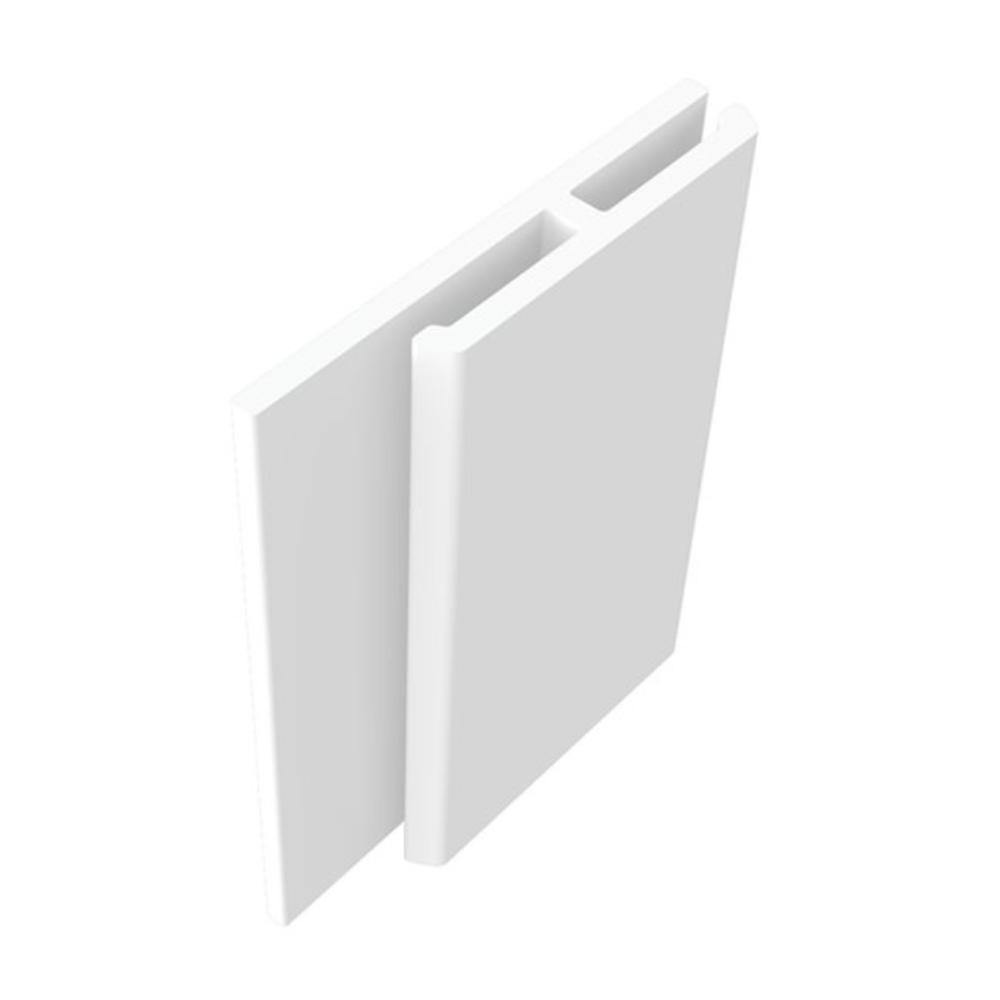 Fortex H' Section  / Extension Trim x 3m White