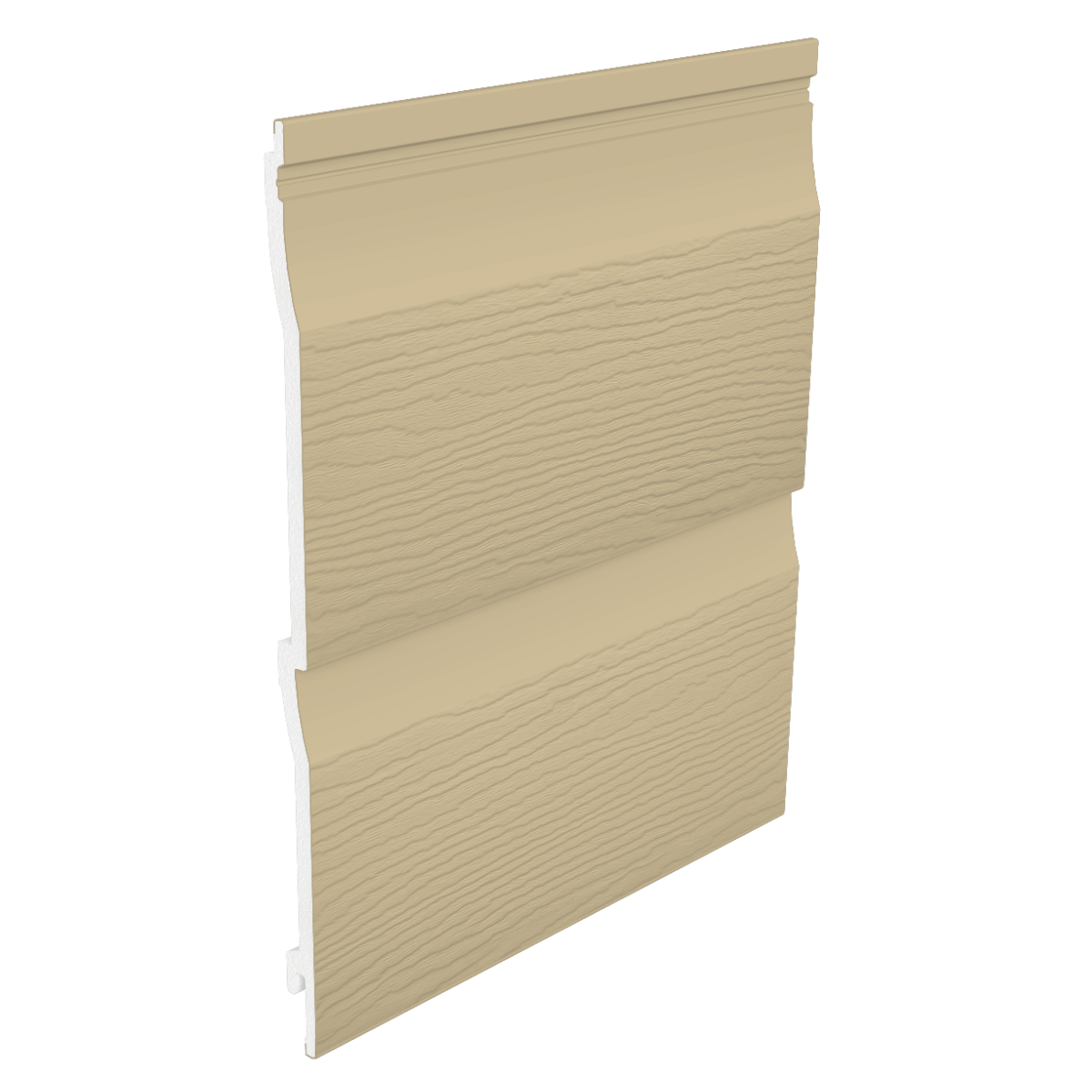 Fortex 333mm Embossed Shiplap Double Plank x 5m Cappuccino