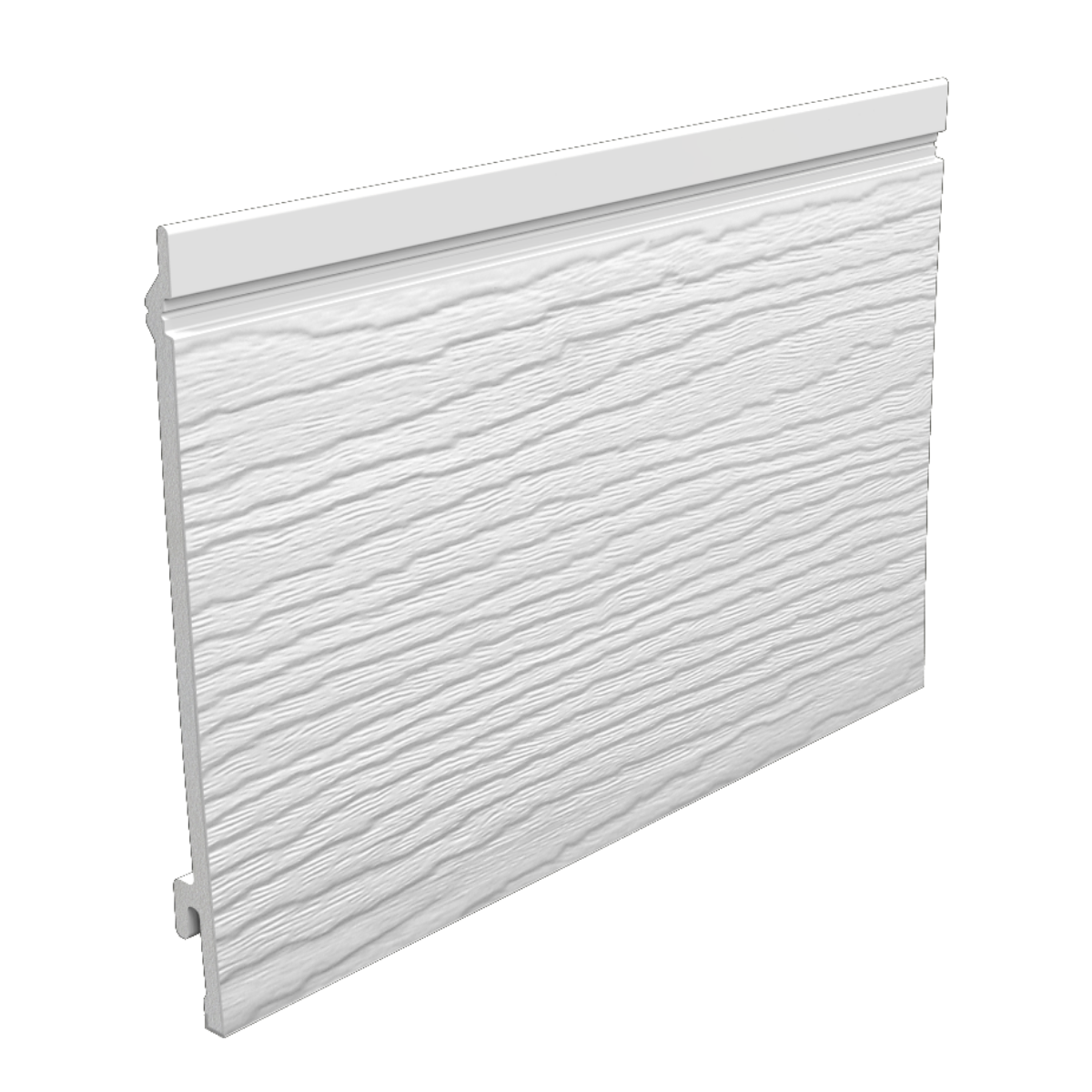 Fortex 170mm Embossed Weatherboard x 5m White