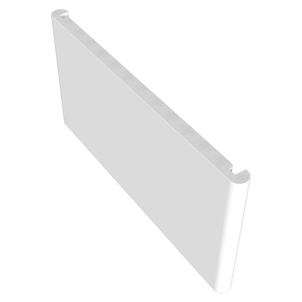405mm x 18mm Magnum Bullnose Fascia x 5m White