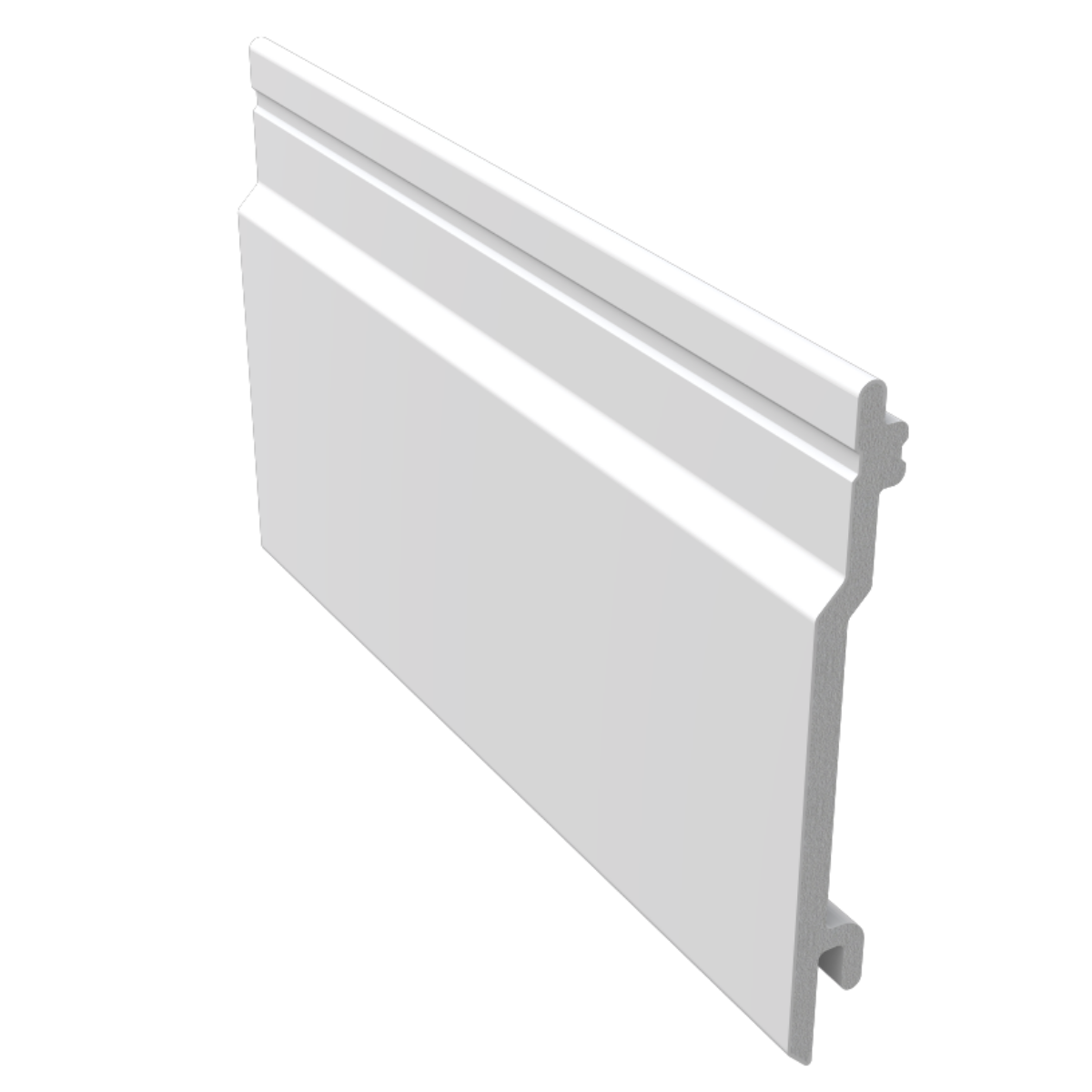 100mm Open V Cladding x 5m White