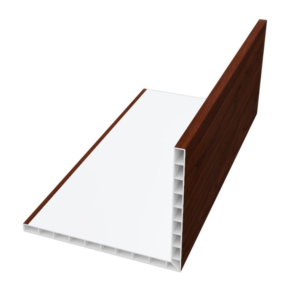 100mm x 80mm Hollow Angle x 5m Rosewood