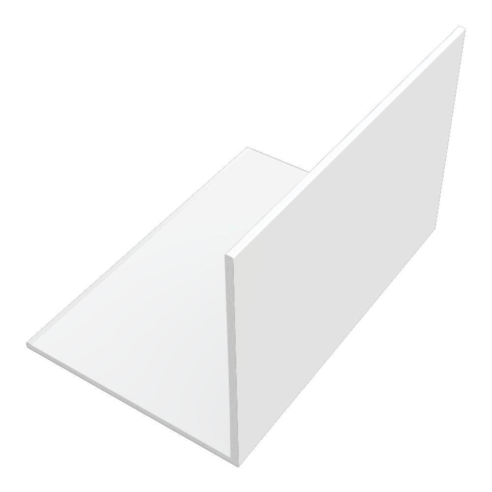100mm x 100mm 90° Rigid-Angle x 5m White