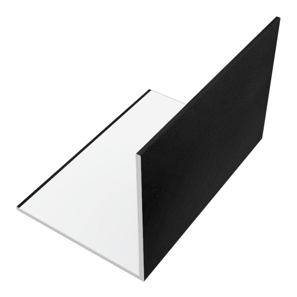 100mm x 100mm 90° Rigid-Angle x 5m Black Ash