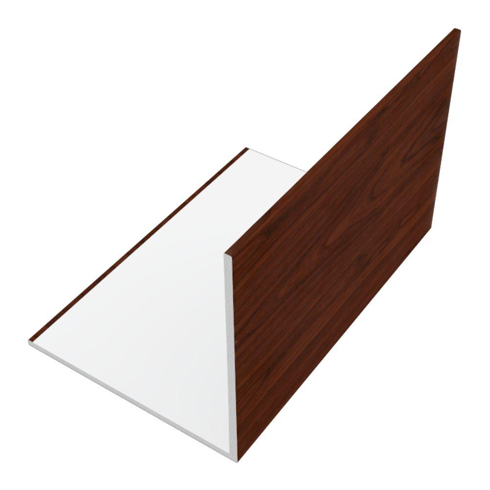 100mm x 100mm 90° Rigid-Angle x 5m Rosewood