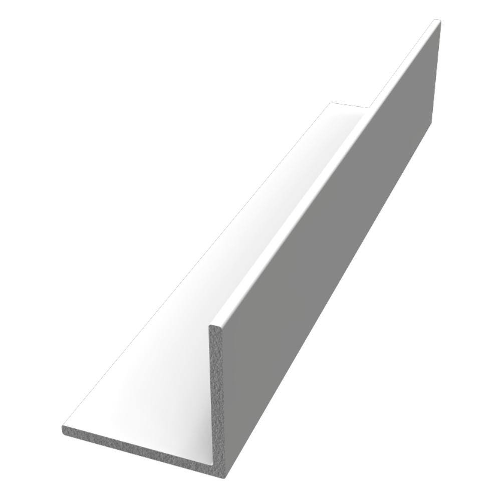 30mm x 30mm 90° Rigid-Angle x 5m White