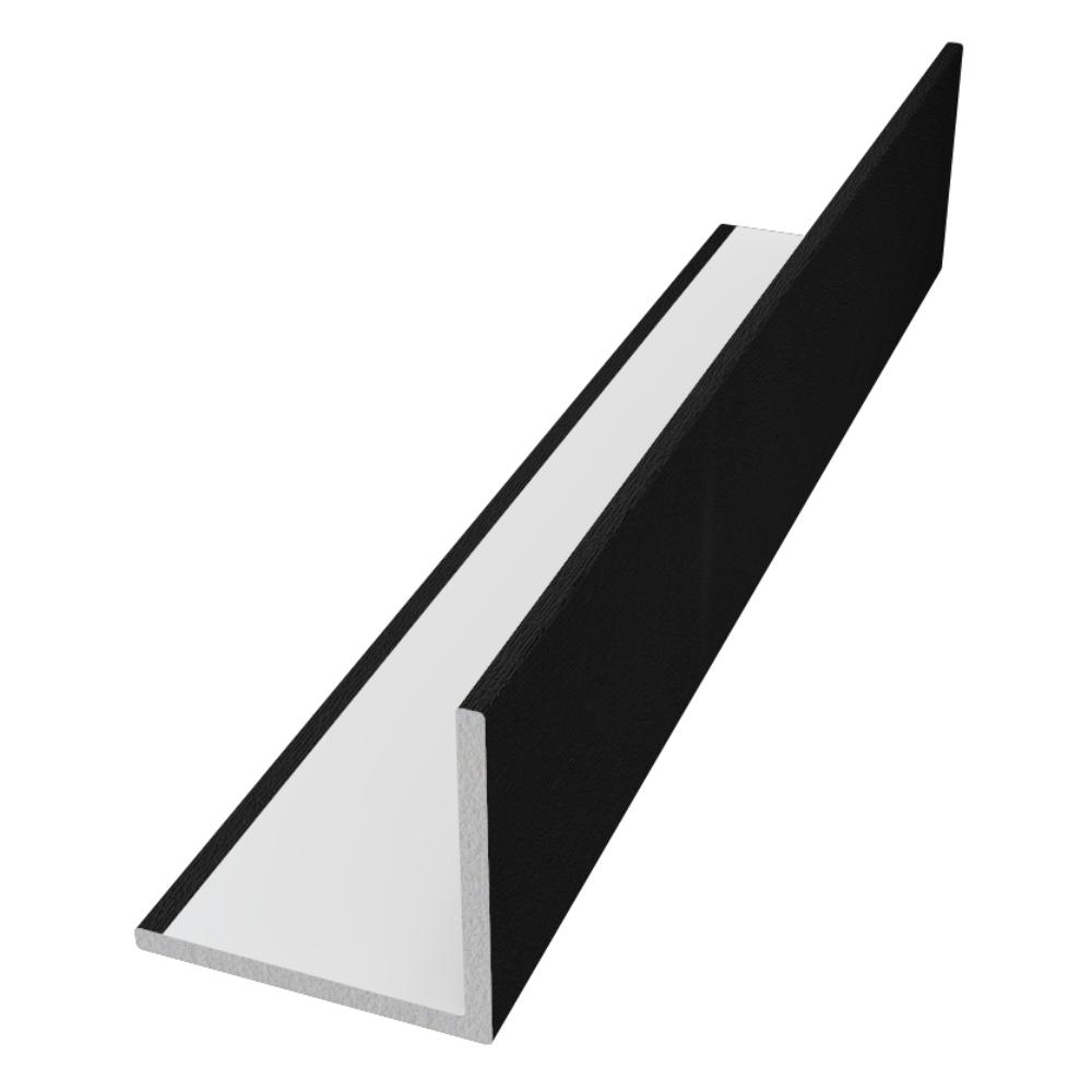 30mm x 30mm 90° Rigid-Angle x 5m Black Ash