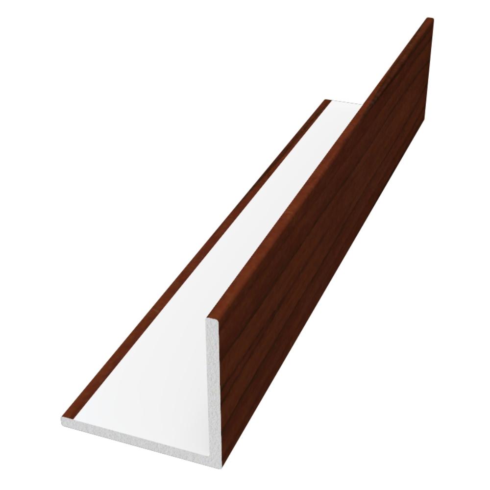 30mm x 30mm 90° Rigid-Angle x 5m Rosewood