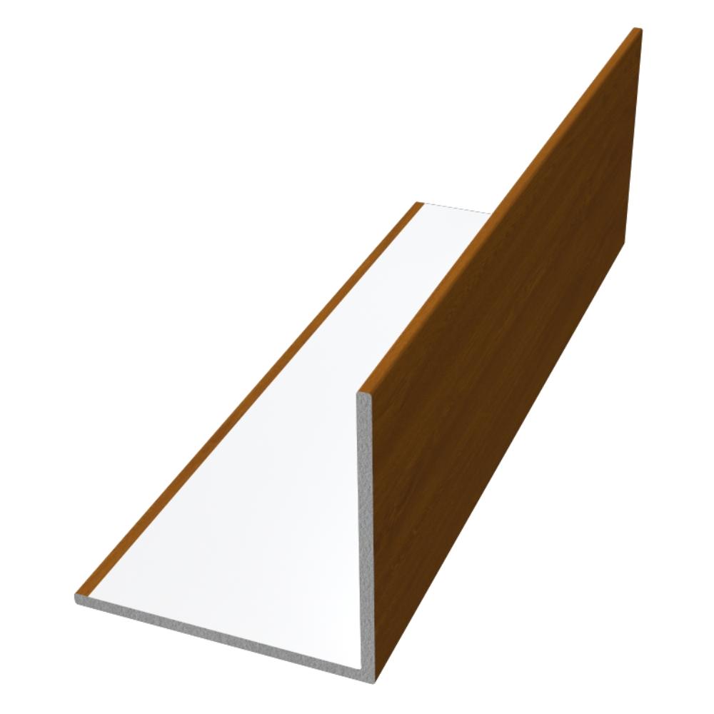 50mm x 50mm 90° Rigid-Angle x 5m Golden Oak
