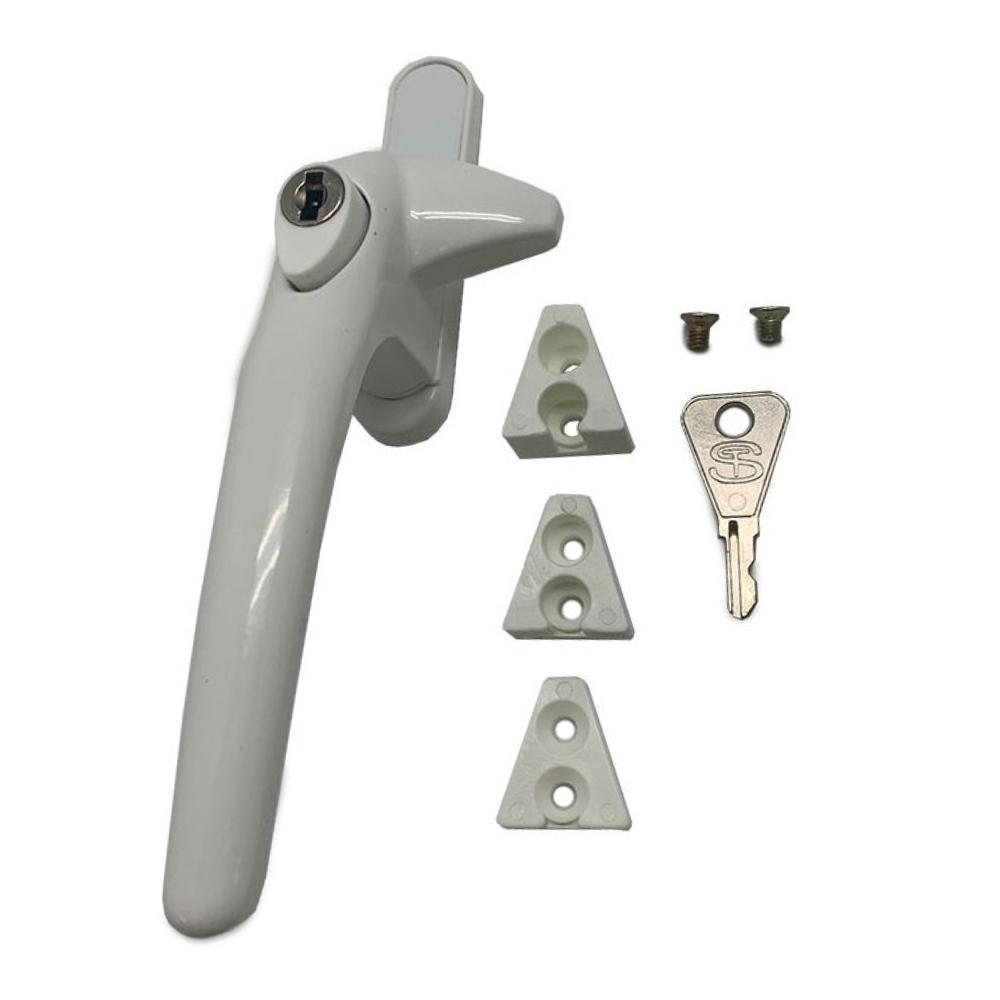 Schlosser Left Hand Cockspur White Handle 9-21mm