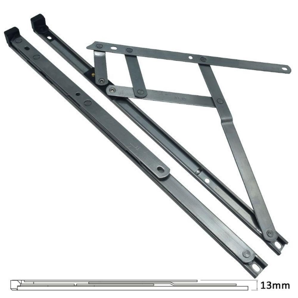 Kore 16" Standard Hinge 13mm Stack Top Hung (PAIR)