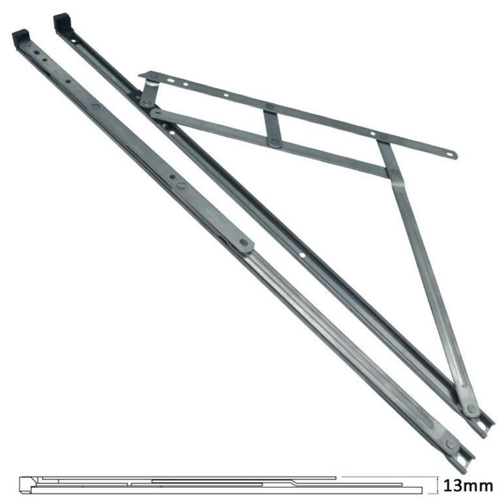 Kore 24" Standard Hinge 13mm Stack Top Hung (PAIR)