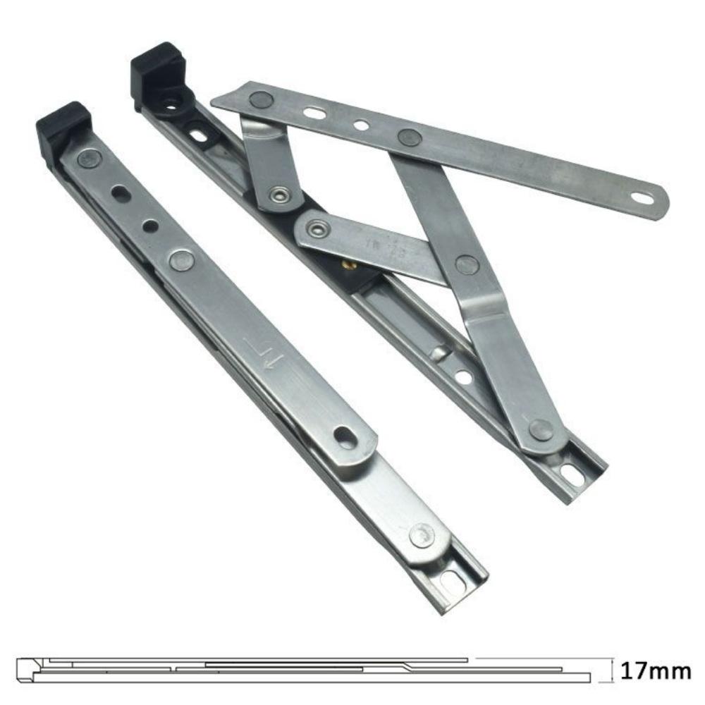 Kore 8" Standard Hinge 17mm Stack Top Hung (PAIR)