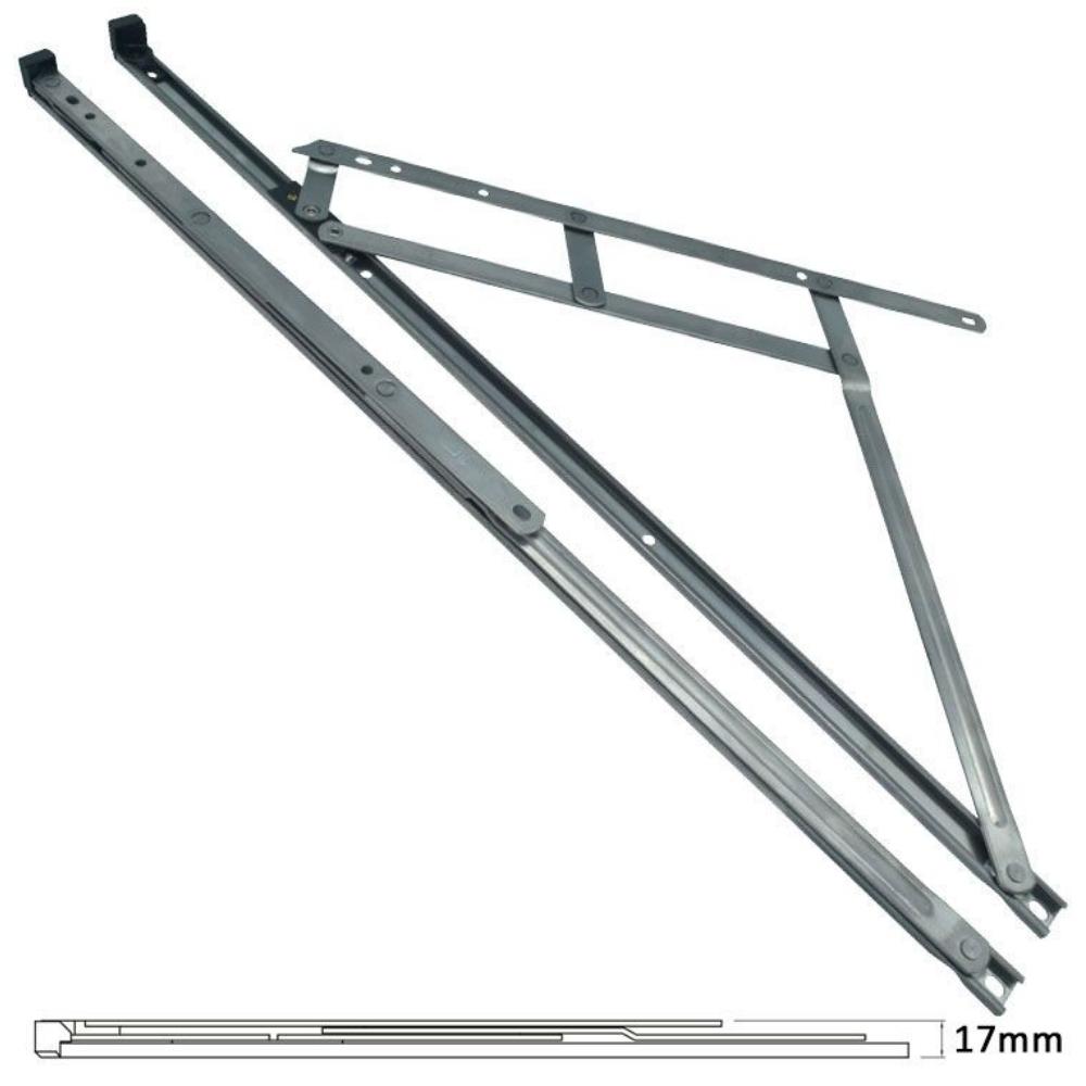 Kore 24" Standard Hinge 17mm Stack Top Hung (PAIR)