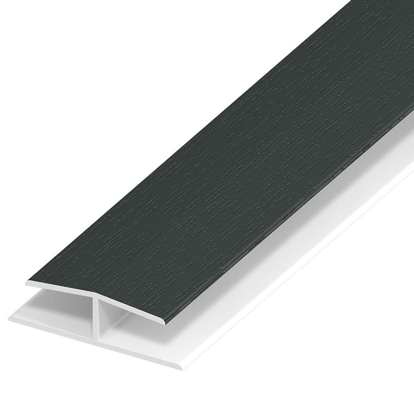 H' Joining Section x 5m Anthracite Grained