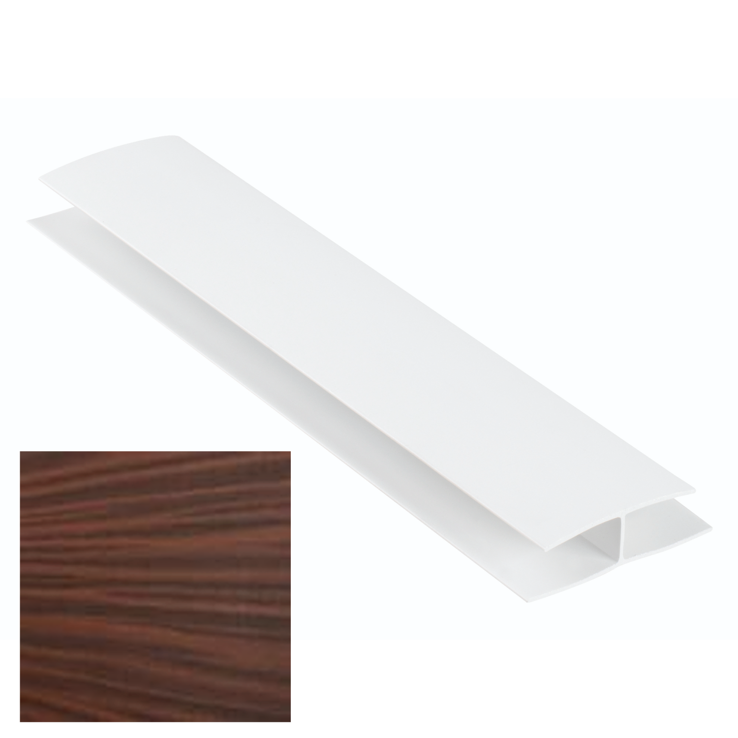 H' Joining Section x 5m Mahogany