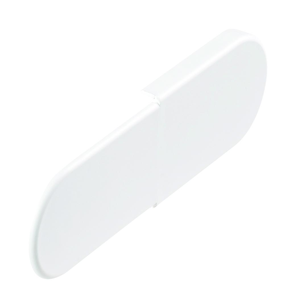 120mm Hockey Nose End Cap White