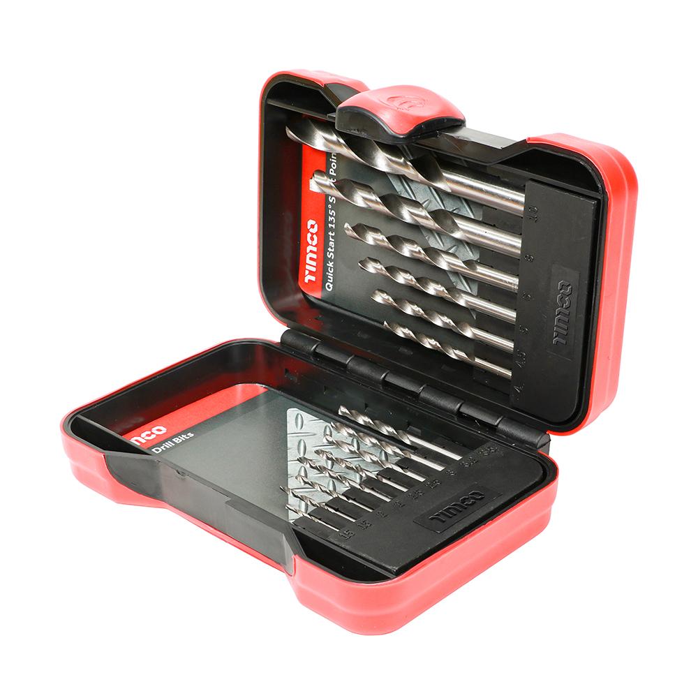 Timco HSS Ground Jobber Bit Set 15 Pieces