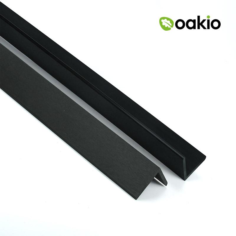 Oakio Finishing Trim 65 x 65mm x 3.6m Dark Grey