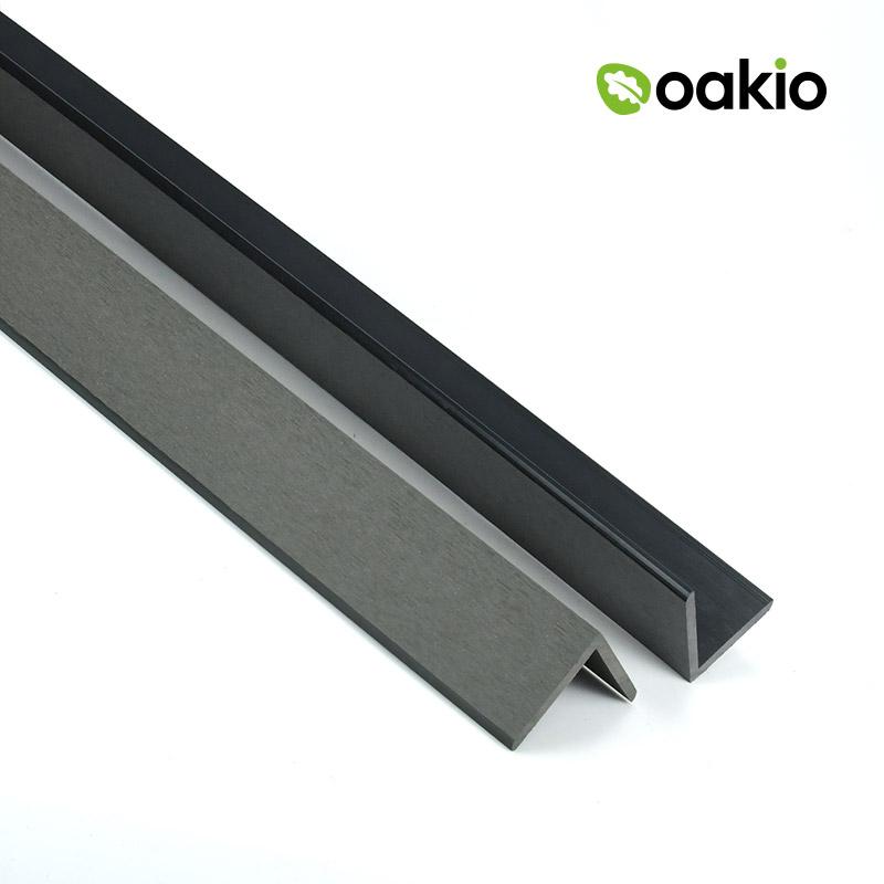 Oakio Finishing Trim 65 x 65mm x 3.6m Light Grey