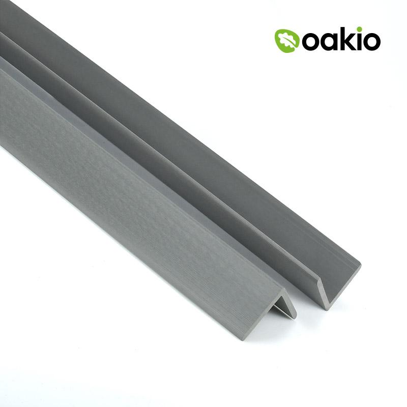 Oakio Finishing Trim 65 x 65mm x 3.6m Smoke White