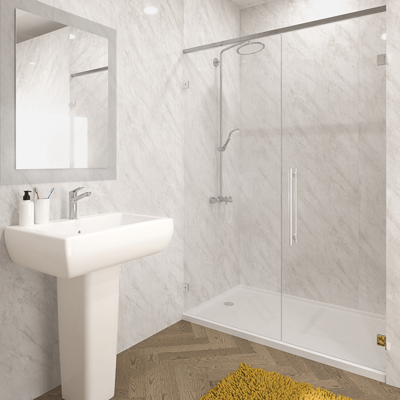 Zest Wall Panel 1m x 2.4m x 10mm Storm Gloss