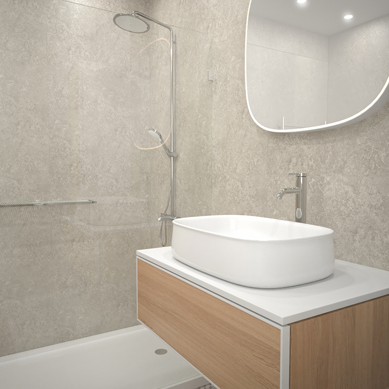 Zest Wall Panel 1m x 2.4m x 10mm York Matt