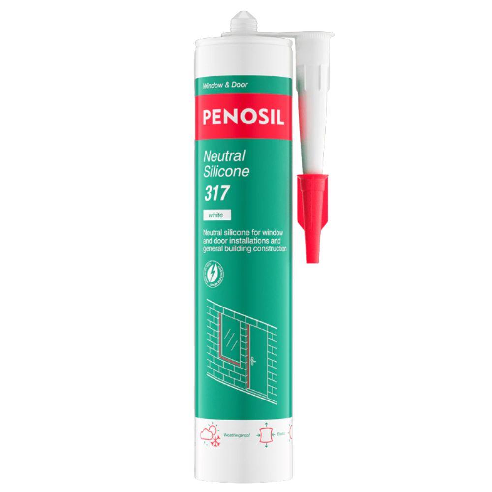 Penosil 317 Contractors Neutral Silicone 300ml Clear