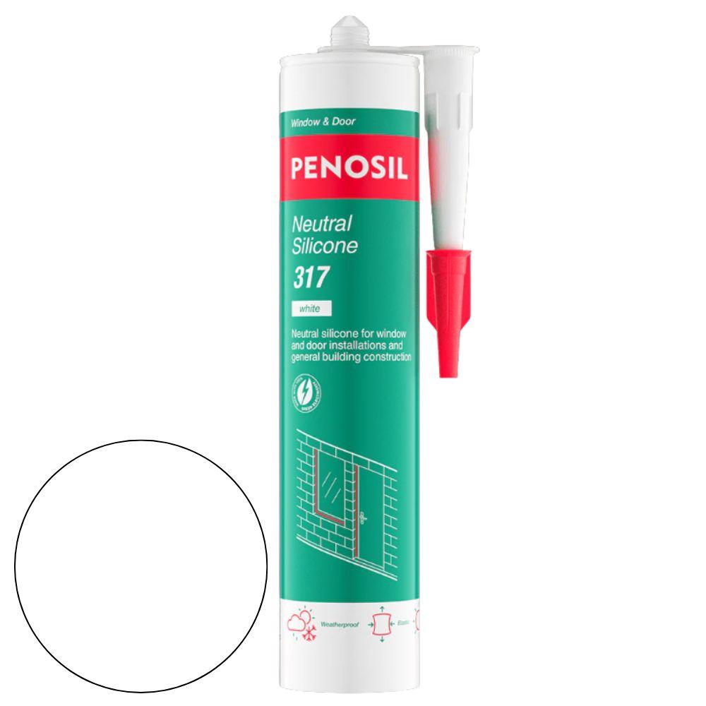 Penosil 317 Contractors Neutral Silicone 300ml White