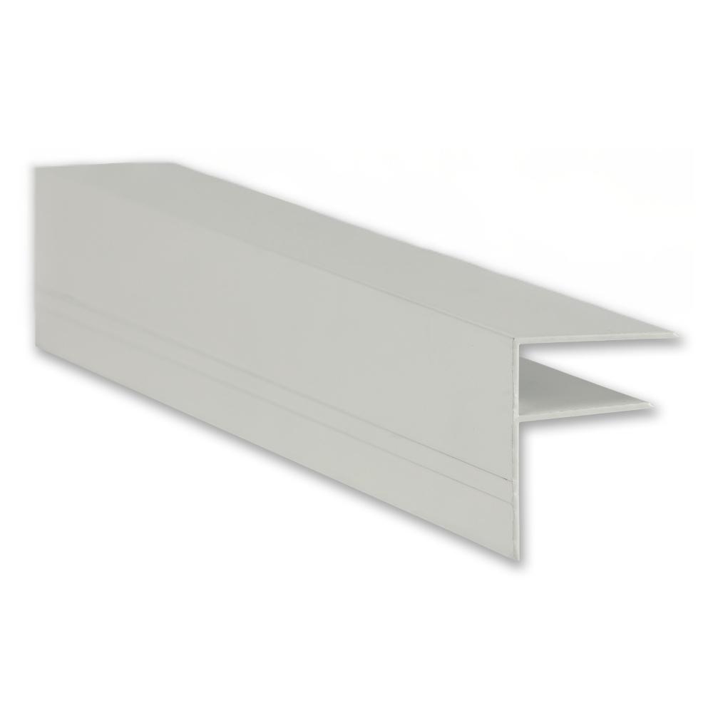 3.0m x 16mm F Section White